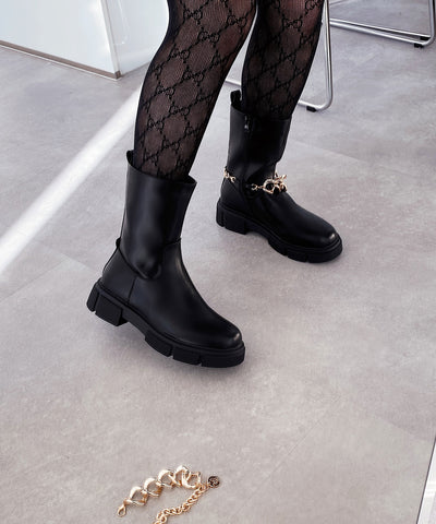 Stiefel Katelyn Schwarz  Ladypolitan - Fashion Onlineshop für Damen   
