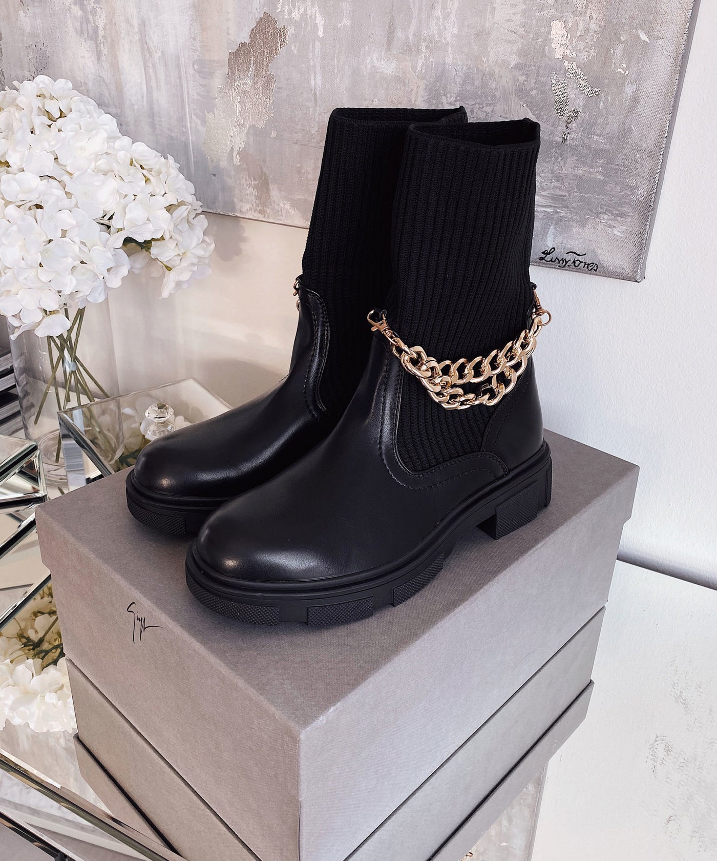 Stiefel Kiara Schwarz  Ladypolitan - Fashion Onlineshop für Damen   