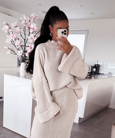 Strickset Charlotte Beige  Ladypolitan ♡   