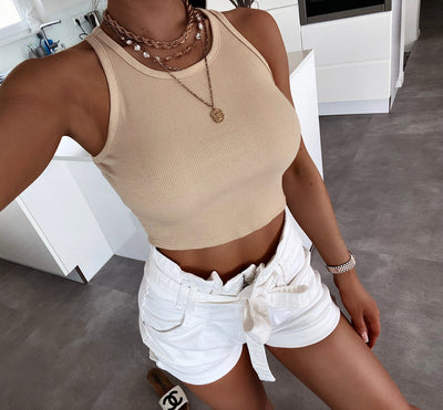 Top Chamie Beige  Ladypolitan - Fashion Onlineshop für Damen   