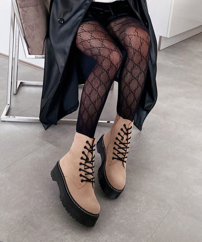Wildleder Stiefel Serena Camel  Ladypolitan - Fashion Onlineshop für Damen   