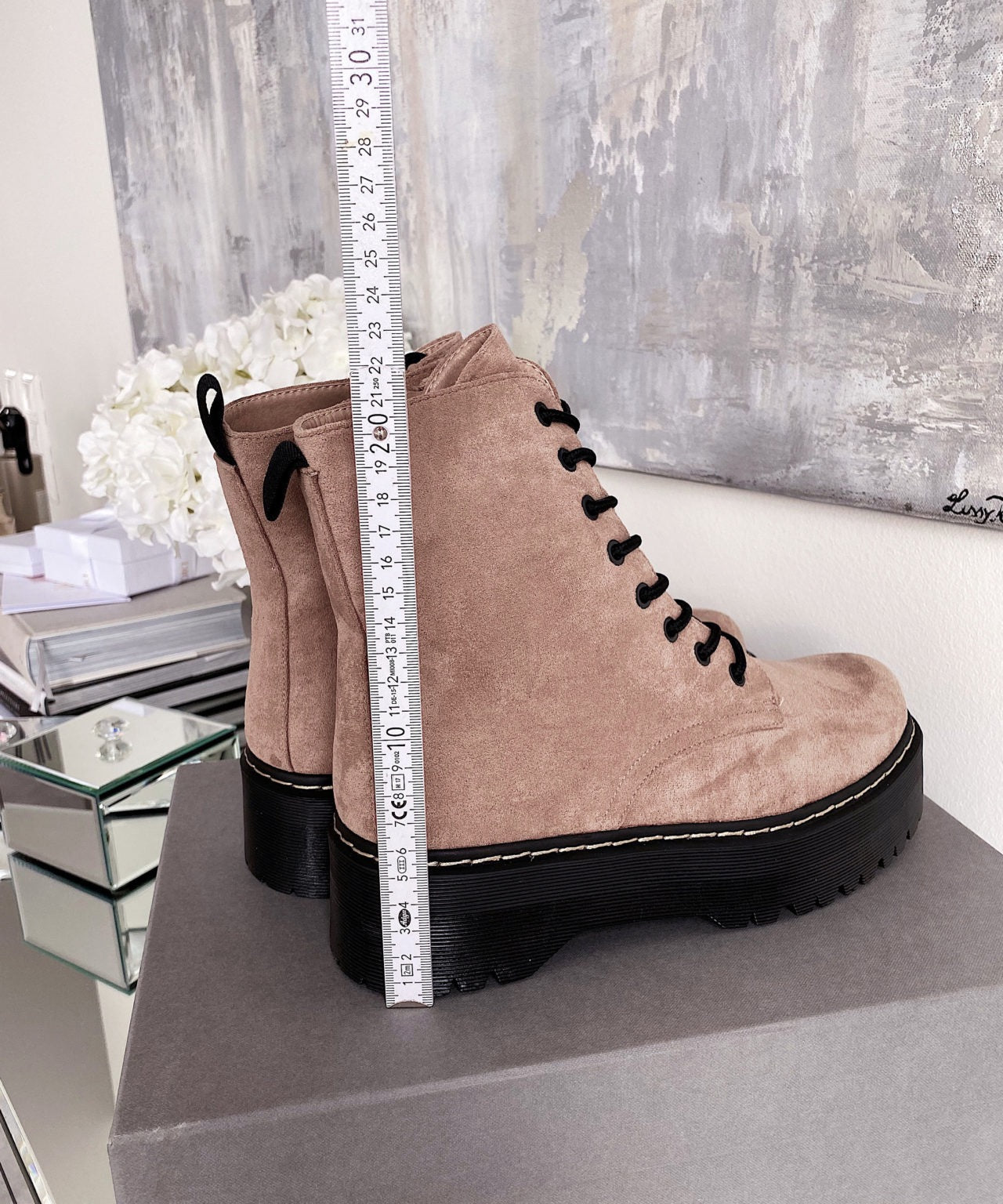 Wildleder Stiefel Serena Camel  Ladypolitan - Fashion Onlineshop für Damen   