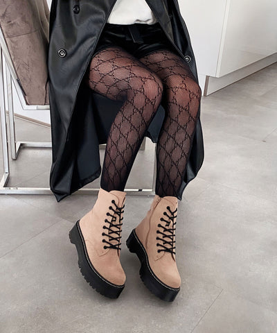 Wildleder Stiefel Serena Camel  Ladypolitan - Fashion Onlineshop für Damen   