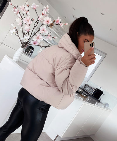 Winterjacke Iris Hellbeige  Ladypolitan ♡   