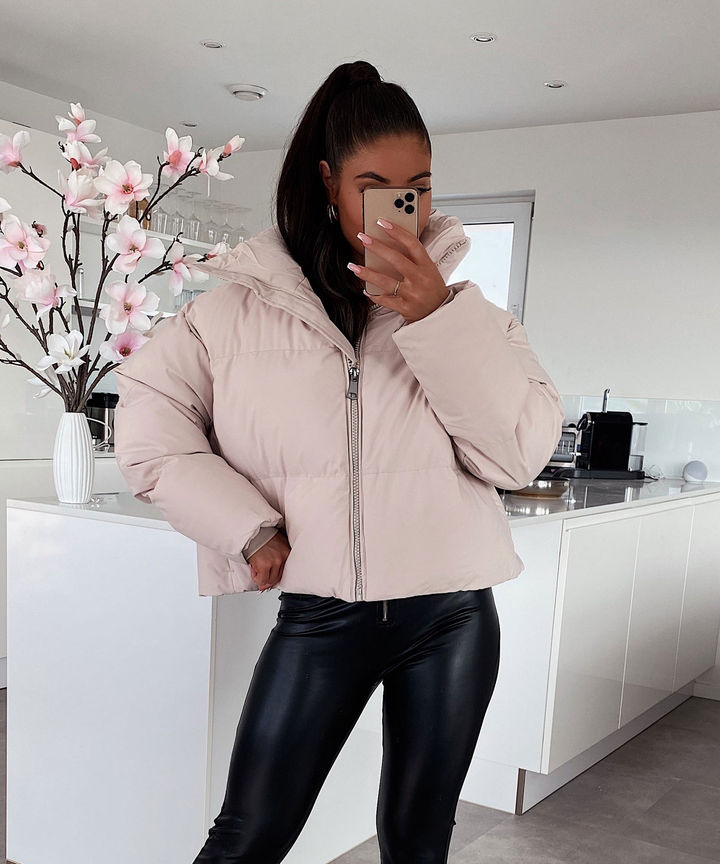 Winterjacke Iris Hellbeige  Ladypolitan ♡   