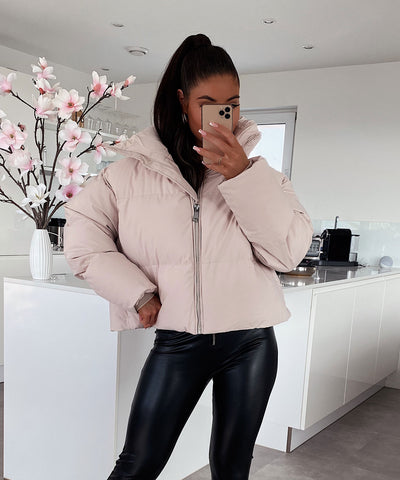Winterjacke Iris Hellbeige  Ladypolitan ♡   