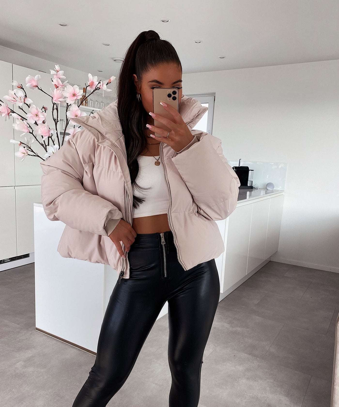 Winterjacke Iris Hellbeige  Ladypolitan ♡   