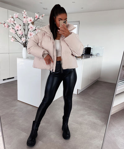 Winterjacke Iris Hellbeige  Ladypolitan ♡   