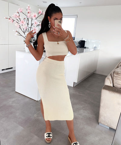 Zweiteiler Ashy Beige  Ladypolitan ♡   