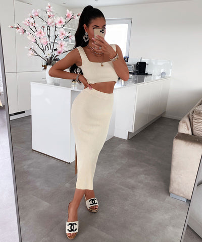 Zweiteiler Ashy Beige  Ladypolitan ♡   