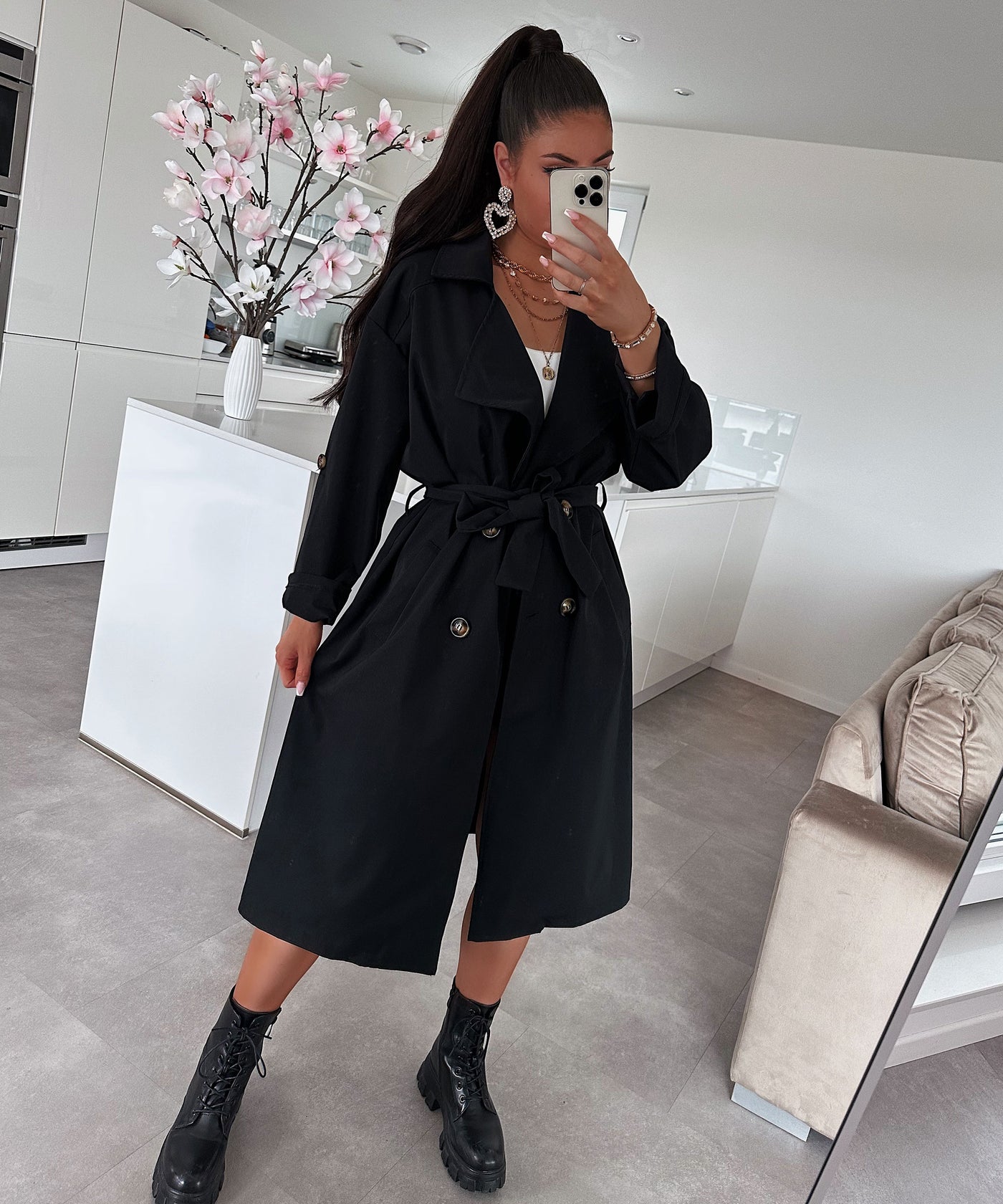 Trench Coat Marisol Black