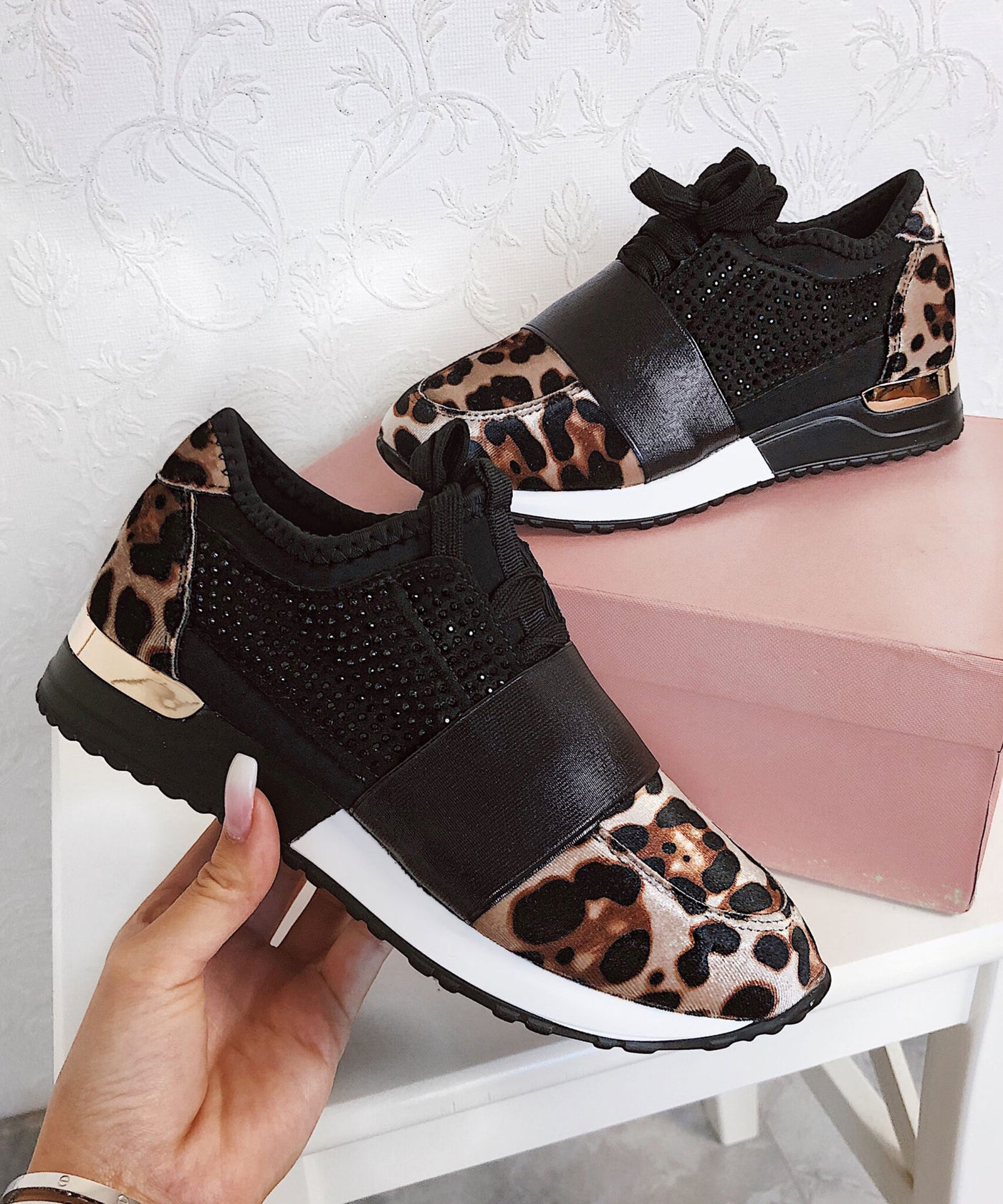 Sneaker Gold Leo  Ladypolitan - Fashion Onlineshop für Damen   