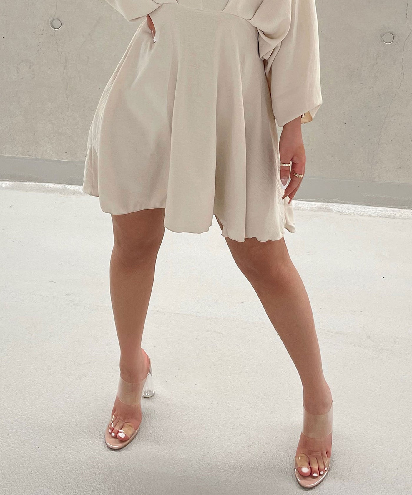 Sandale Transparent Nude  Ladypolitan - Fashion Onlineshop für Damen   