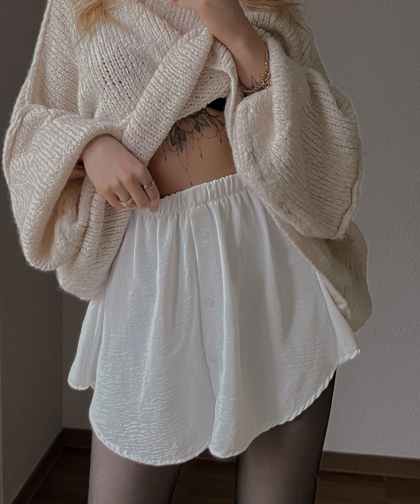 Blouse skirt Marta white 