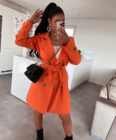 Trench coat Clara Orange