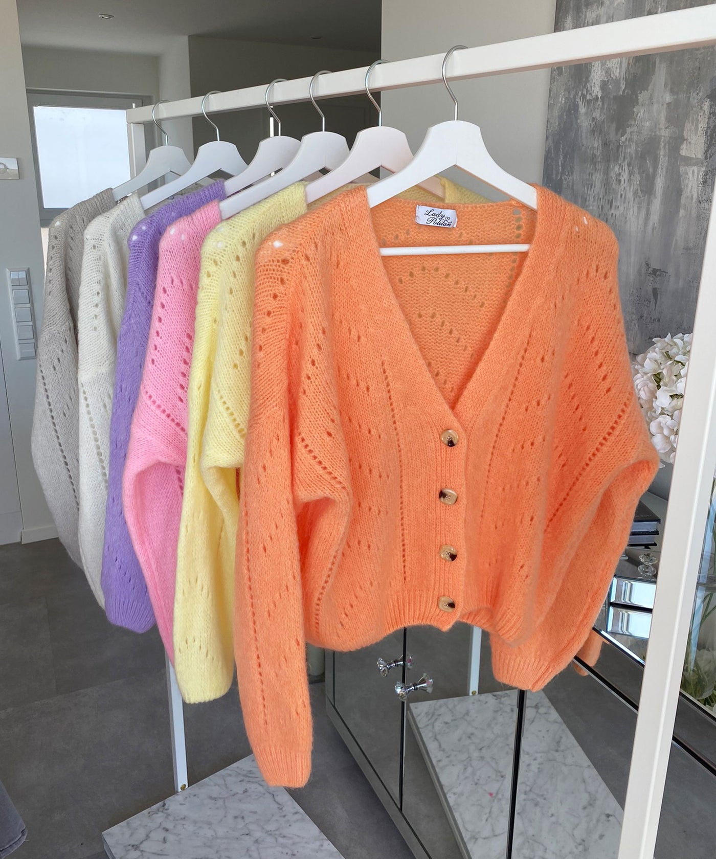 Cardigan Alicia Orange  Ladypolitan ♡   