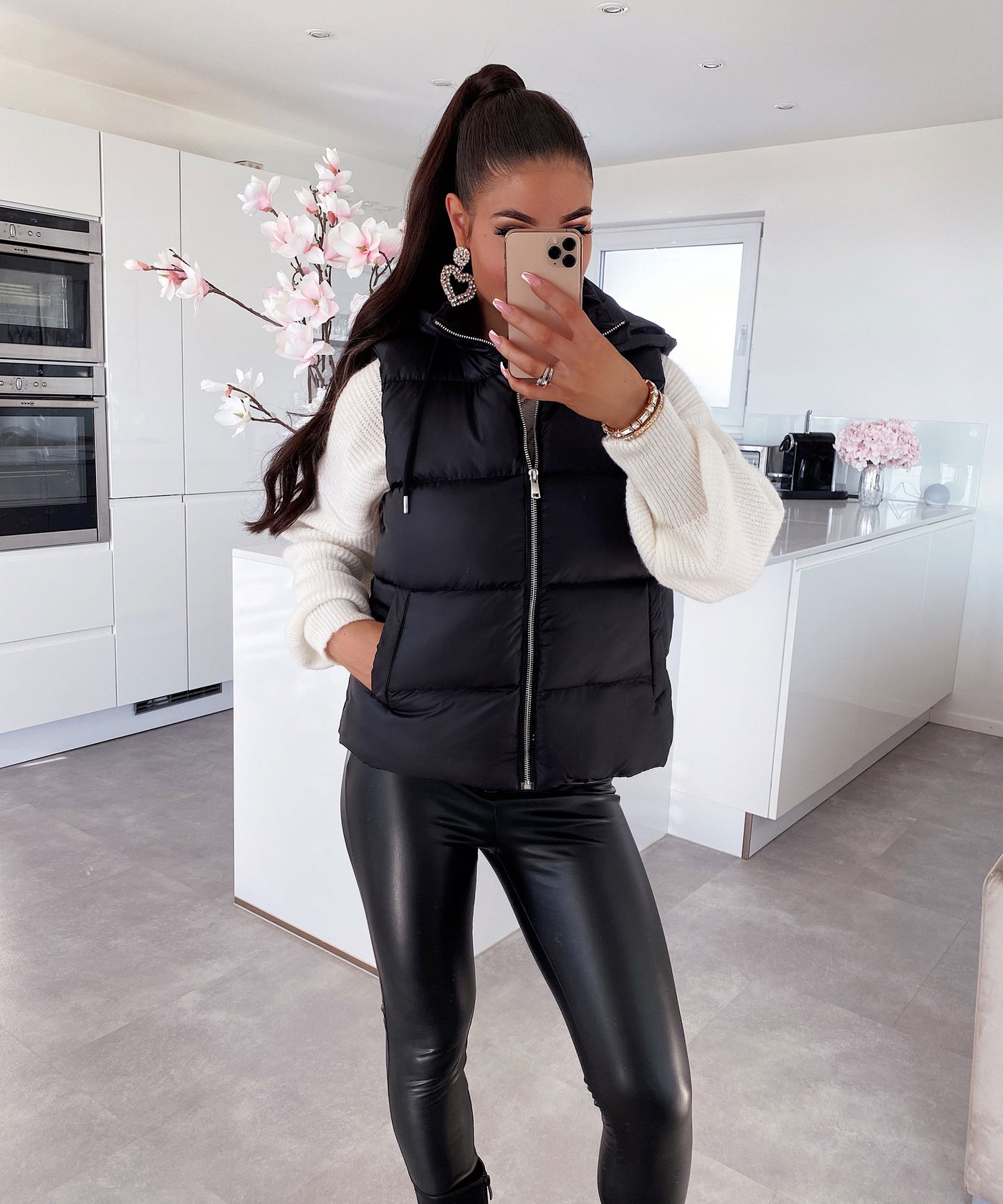 Vest Megan Short Black