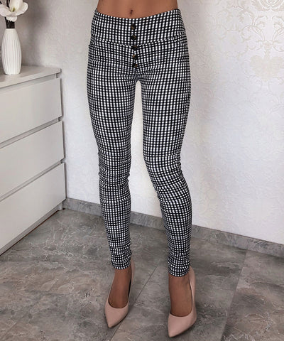 Hose Luana Karriert  Ladypolitan - Fashion Onlineshop für Damen   