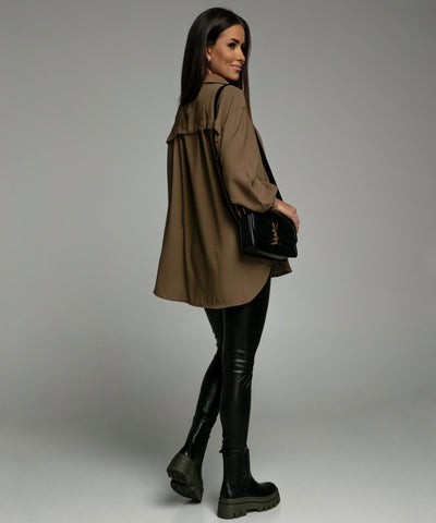 Blouse Carlota Kurz mud
