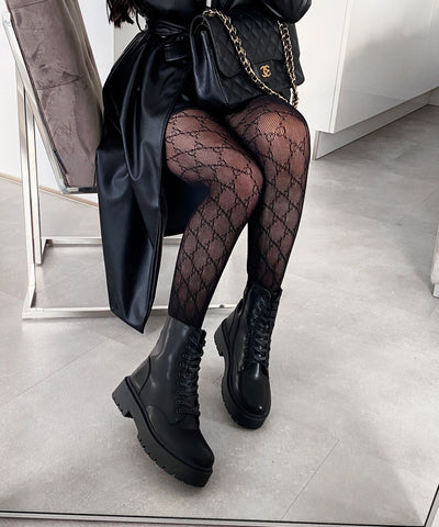 Leder Stiefel Serena Schwarz  Ladypolitan - Fashion Onlineshop für Damen   