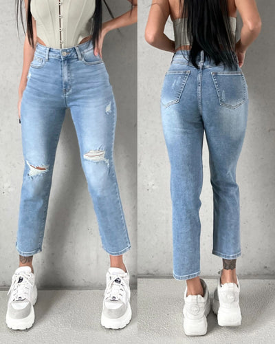 Mum Jeans Letitia Blau  Ladypolitan ♡   