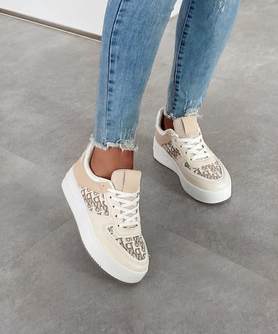 Sneaker Abby Beige  Ladypolitan - Fashion Onlineshop für Damen   