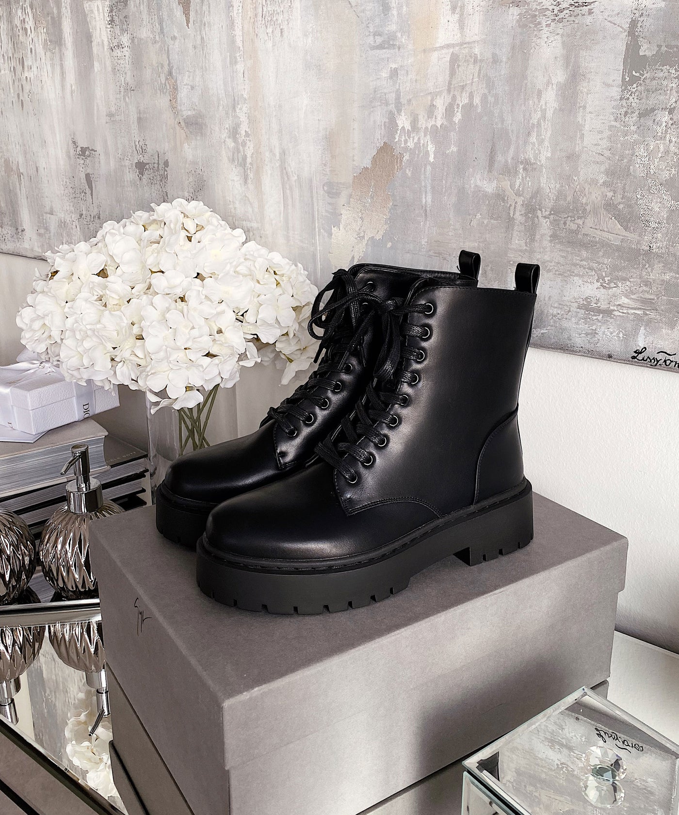 Leather Boots Serena Black