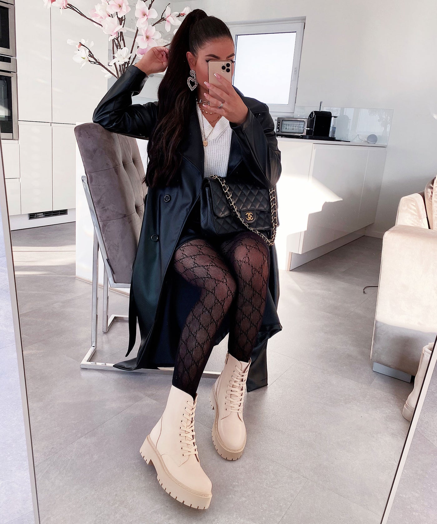 Leder Stiefel Serena Beige  Ladypolitan - Fashion Onlineshop für Damen   