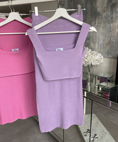 Two-piece Ashy Purple
