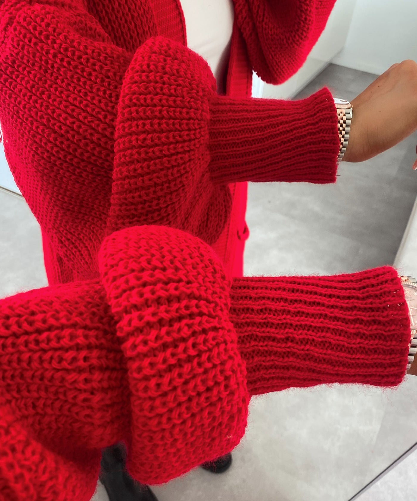 Cardigan Leilani Short Red