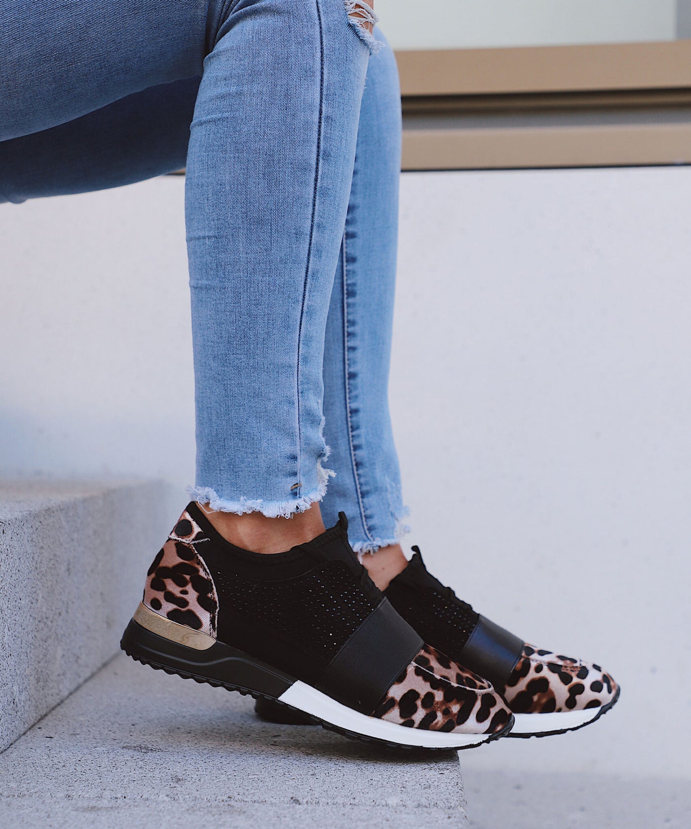 Sneaker Gold Leo  Ladypolitan - Fashion Onlineshop für Damen   